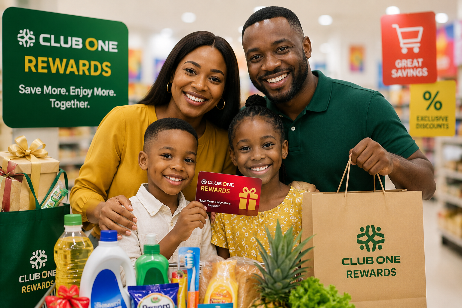 Club One family rewards